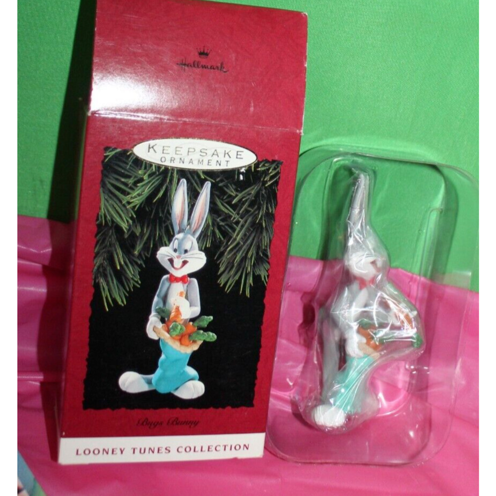 Hallmark Keepsake Looney Tunes Bugs Bunny Holiday Christmas Ornament 1993 QX5412